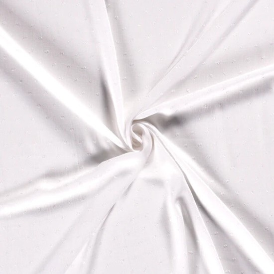 Cotton Poplin Fabric - White
