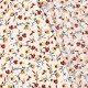Crepe Georgette Fabric Flowers - Off White